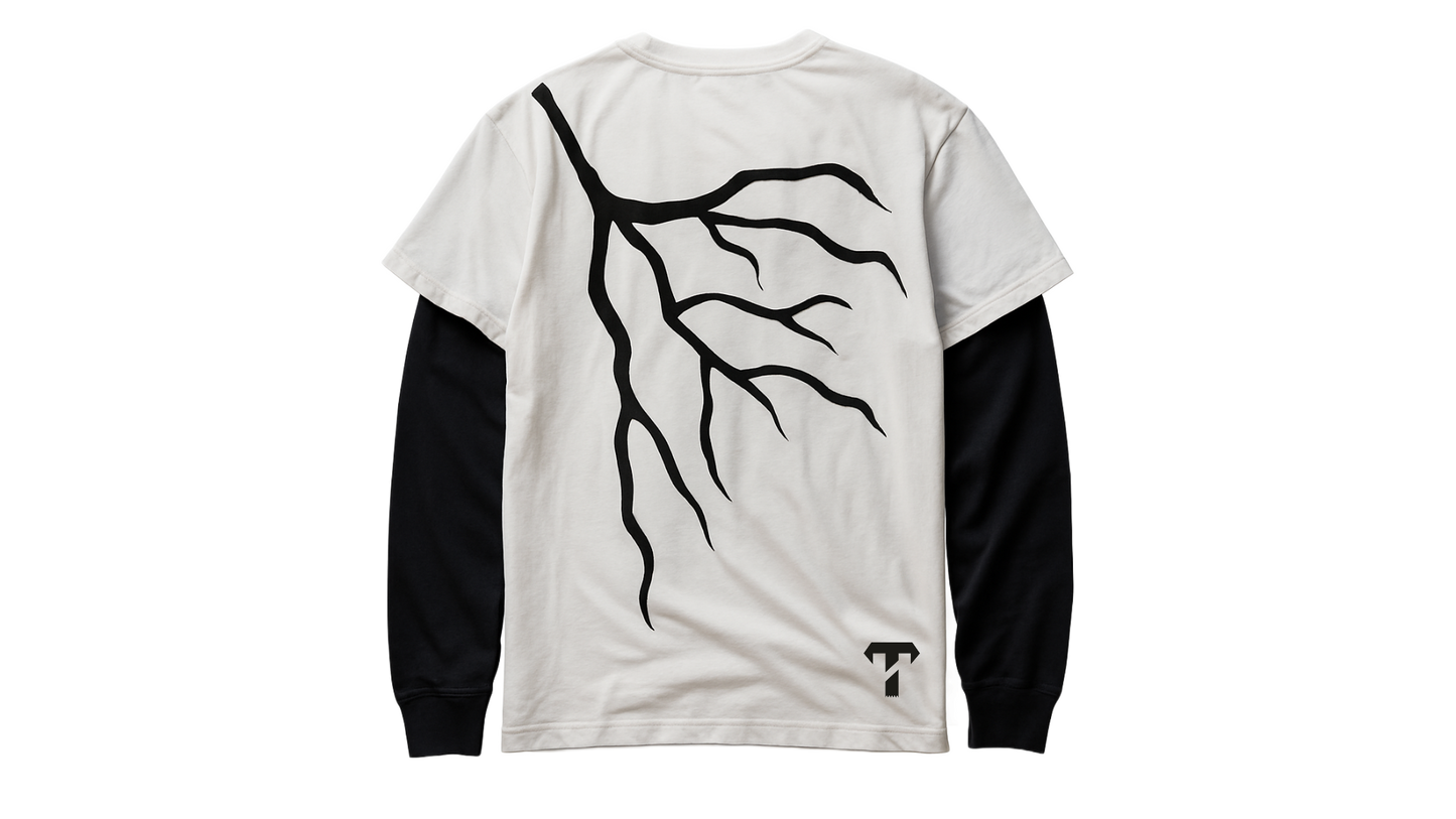 White-Long Sleeve Tee